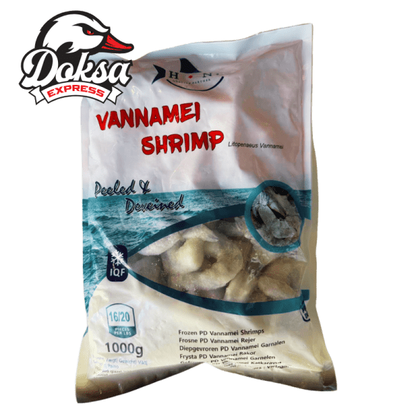 Garnalen Zonder schil per kg Vannamei shrimp