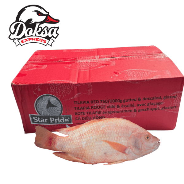 Red Tilapia per doos 4kg
